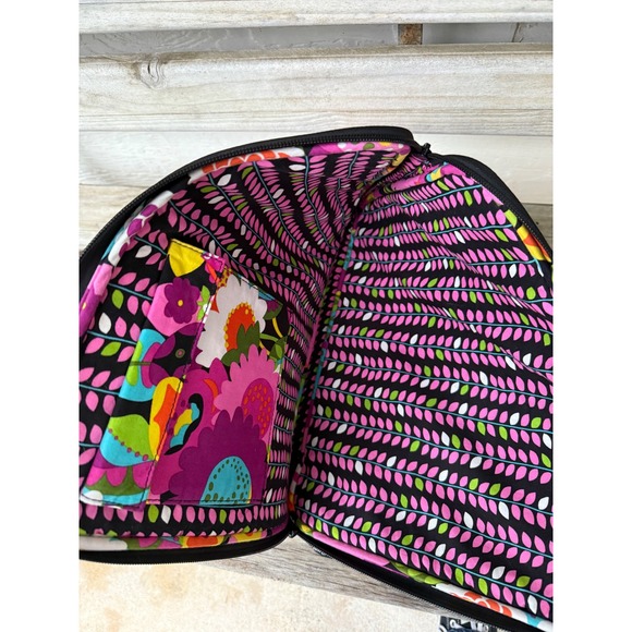 Vera Bradley Quilted Floral Zip Tablet/Laptop Case Pouch Bag Va Va Bloom 11X14 - Picture 5 of 8